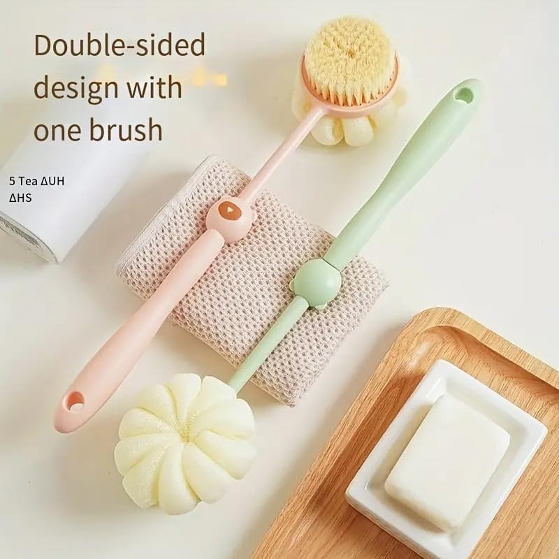 2 in 1 Loofah - Brush with Long Handle | 🔥BUY 1 GET 1 FREE🔥